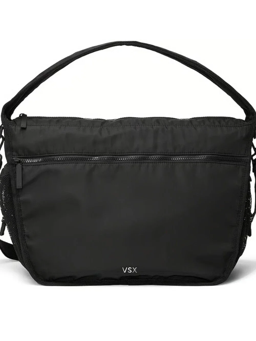 VSX Black Nylon Shoulder Messenger Bag for Women (Unisex)
